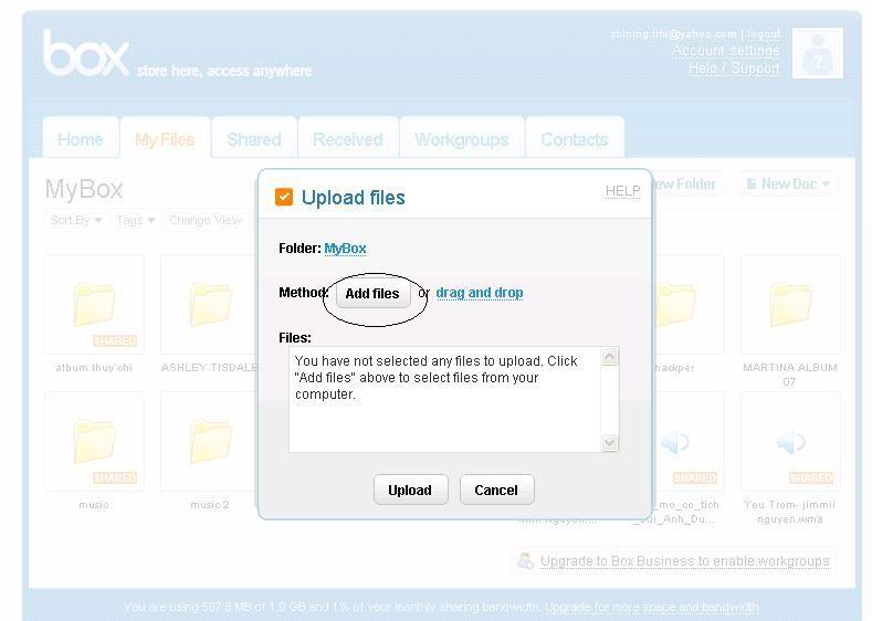 Hướng dẫn cách upload nhạc lên box.net Untitled4