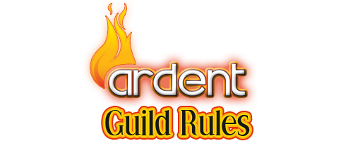 Ardent Guild Rules Guildrules