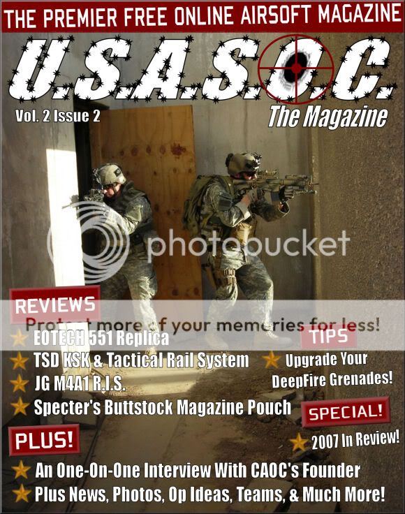 U.S.A.S.O.C. - The Premier FREE Airsoft Magazine... 8thIssueCoverwebsite-1