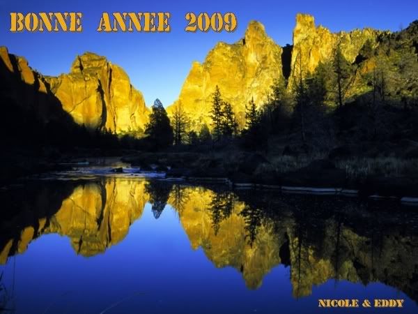 joyeux noel et bonne prochaine années 2009 2009SunriseSmithRocksStateParkOrego