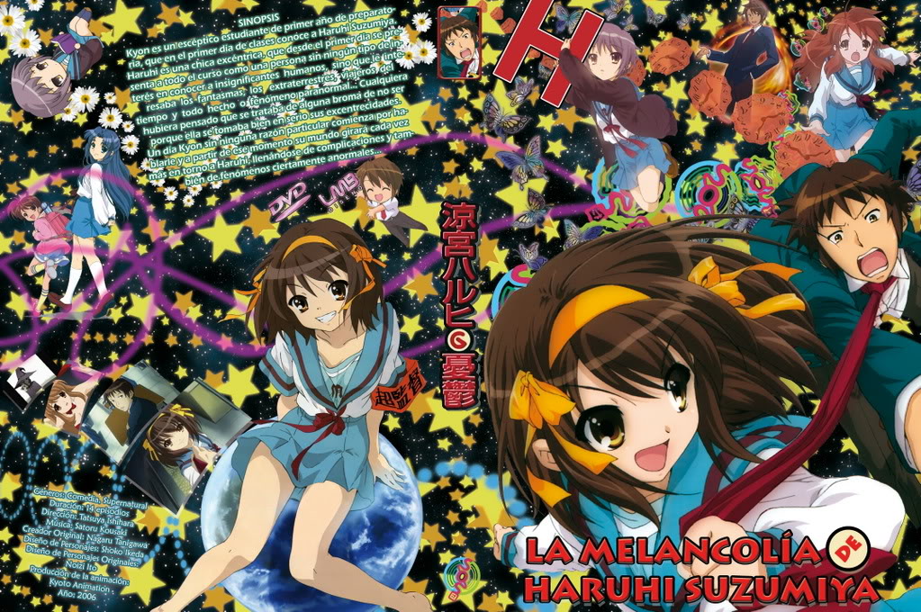 Caratula La Melancolia de Haruni Suzumiya Dvdharuhisuzumiyanoyuutsm3