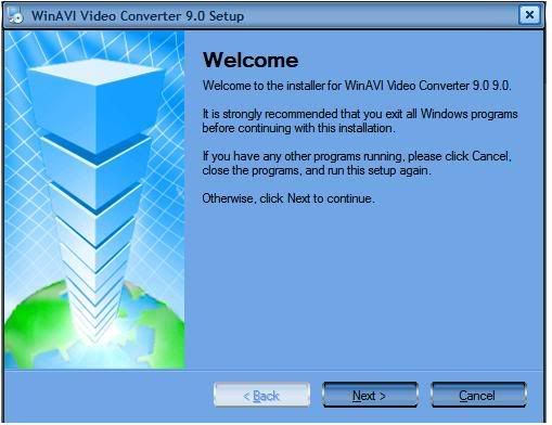 WinAVI Video Converter v9.0 Untitled