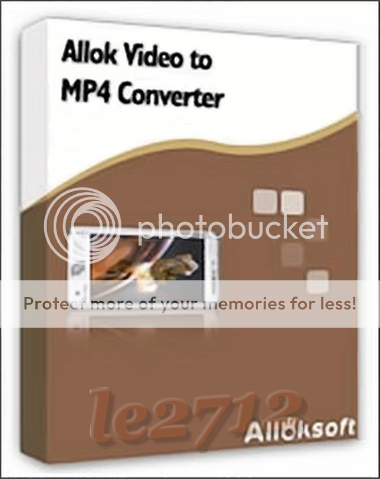 برنامج Allok 3GP PSP MP4 iPod Video Converter 5.2.0422 AllokVideotoMP4