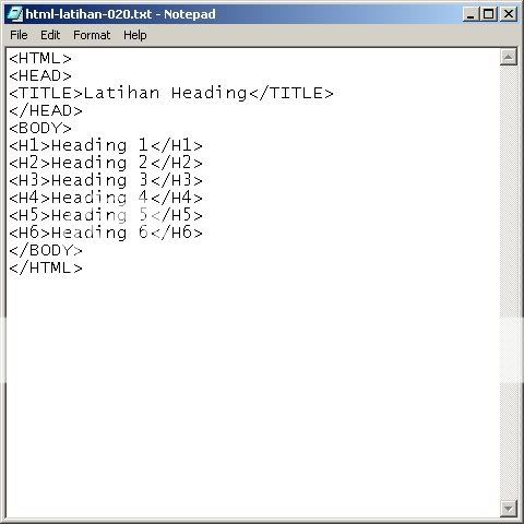 IT: HTML Tutorial untuk Pemula Img-latihan-020txt