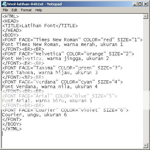 IT: HTML Tutorial untuk Pemula Img-latihan-040txt