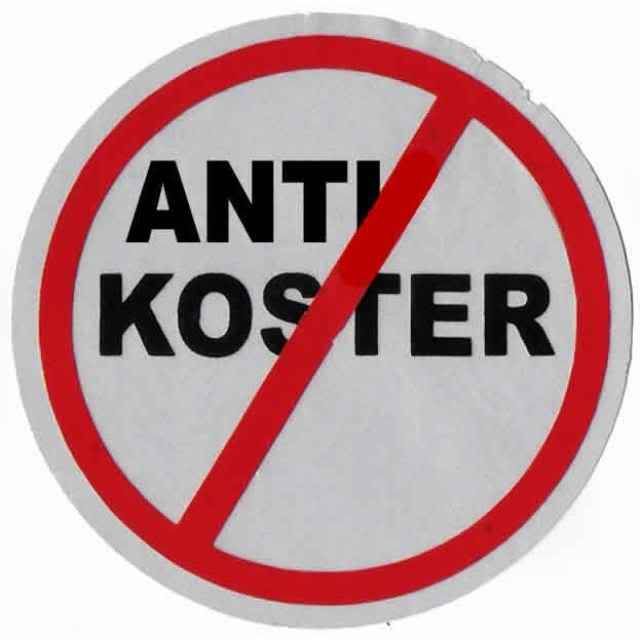 Kecintaan berlebihan ma KOSTER? Anti-koster-640