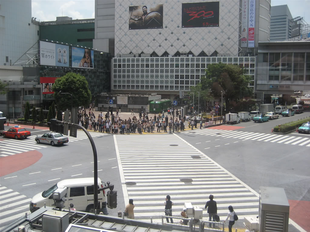 Japón - Shibuya ShibuyaCrossingFromStarbucks