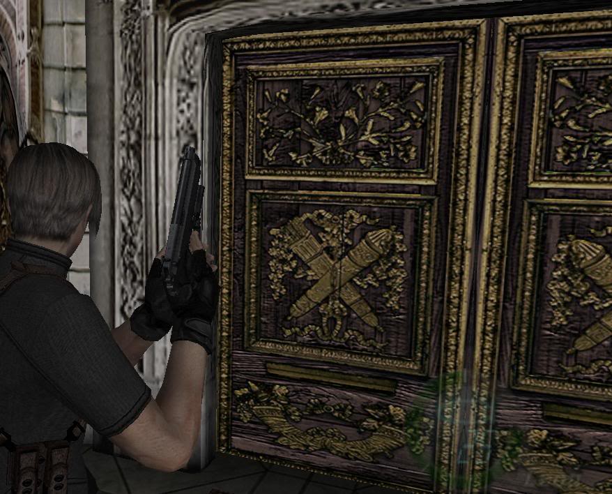 Resident Evil 4 + MOD Castl_goldendoor