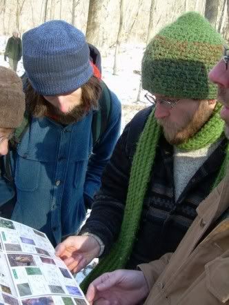 tracking at Lindsay Parson's Biodiversity Preserve Chris