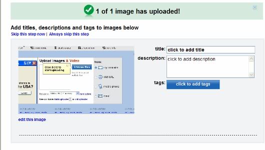 Uploading and Posting Pictures 3