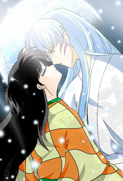 Sesshomaru và Rin Kiss_in_the_moonlight_by_jadeT