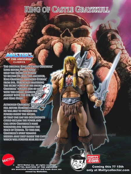 Masters Of The Universe Classics : KING GRAYSKULL RoiGrayskull