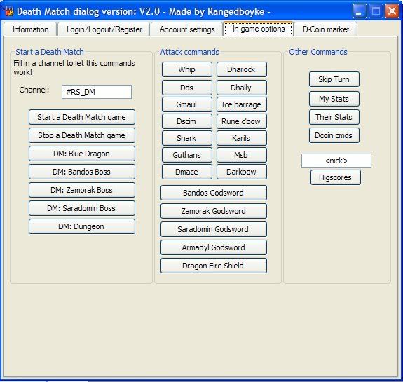 Death Match game guide. Dialog3-1