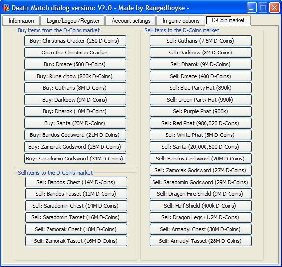 Death Match game guide. *NEW* Dialog4-1