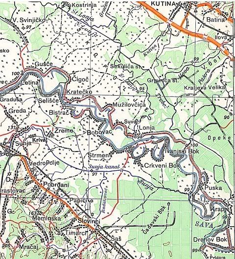 Trase bivih i nedovrenih pruga u Hrvatskoj PrugePosavina-1