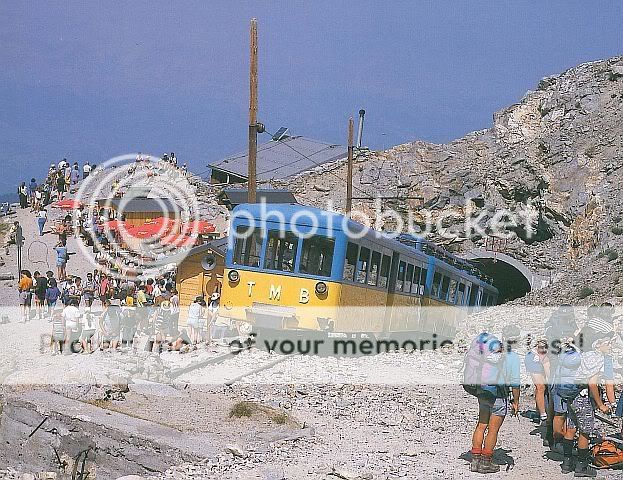 Tramvaj na Mont Blanc TMB7