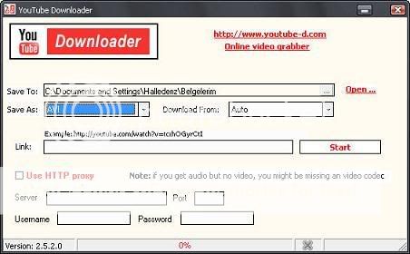 YouTube Downloader 2.5.2 ( Portable ) Youtubedown