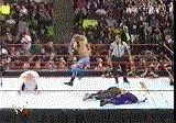 RATED-RKO  vs Y2J y Cena Volandohaciafueradelring