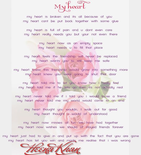 My Heart ( by HeenaKhan ) Heenas-poems