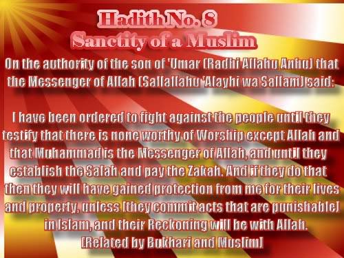 The Forty Nawawi Hadith Had08