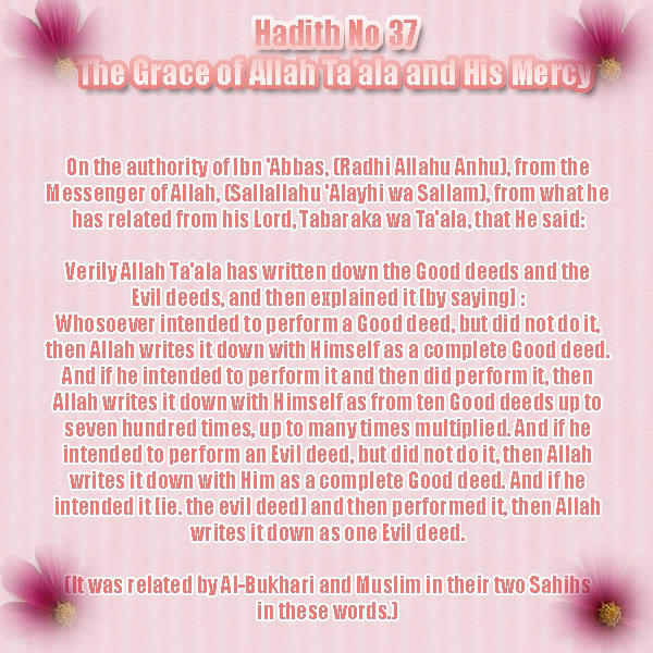 The Forty Nawawi Hadith - Page 2 Had37