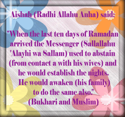 Ahadith on Ramadan and Fasting Layqadr01