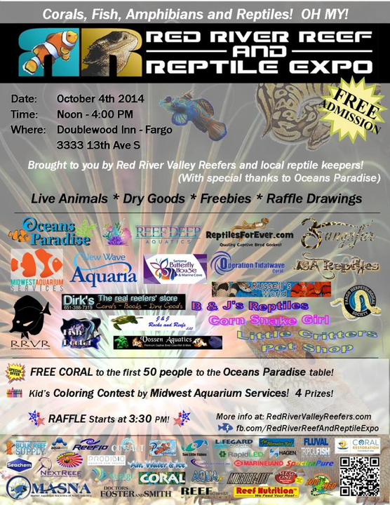 Announcing the Red River Reef and Reptile Expo (Fargo, ND)! RRRRFlierV1-RELEASE_zps050c59dd