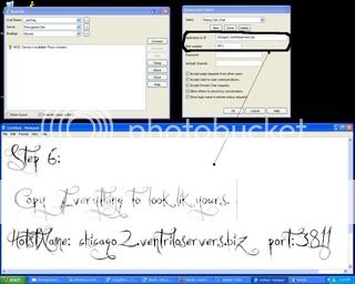 Ventrillo Set-up/Registration Step6