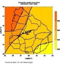 EL CLIMA DEL URUGUAY Map-insolmedia