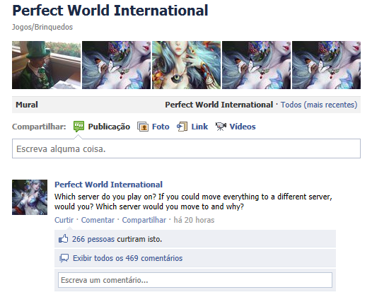 Sobre possibilidade de migrar de server Pwifacebook