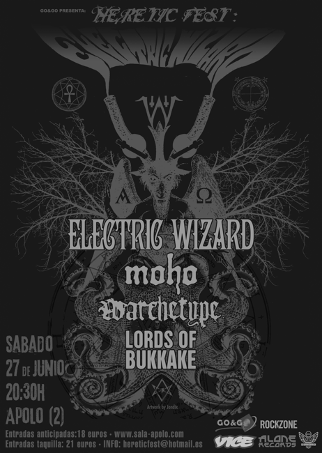 Electric Wizard - Sabado 27 Junio - Apolo 2 - Barcelona Heretic