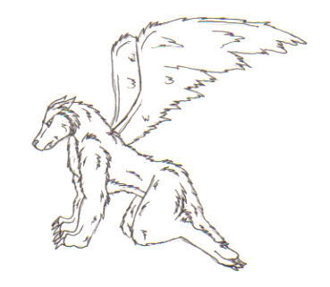 Spike_Wolf Freebies Winged