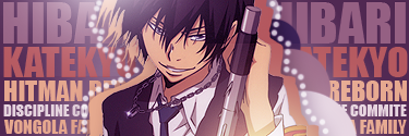 [FC] Hibari Kyoya HibariSig