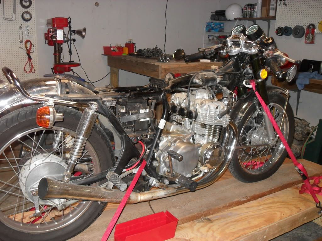 Project "Caroline", 1973 CB350 four SDC12596