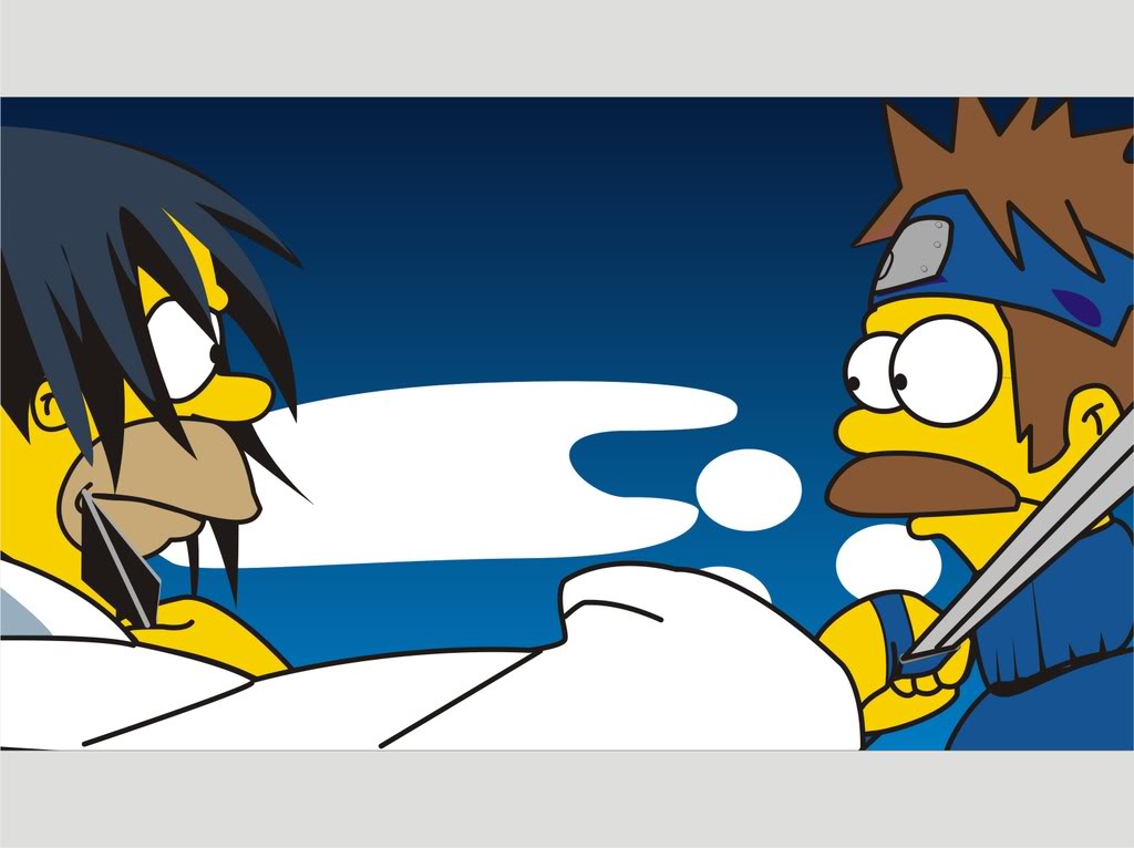 Fanarts, a Vectorial... (Me llevo bien con ellos... Pero soy Muy vago..) Simpsonsnarutoshippuden