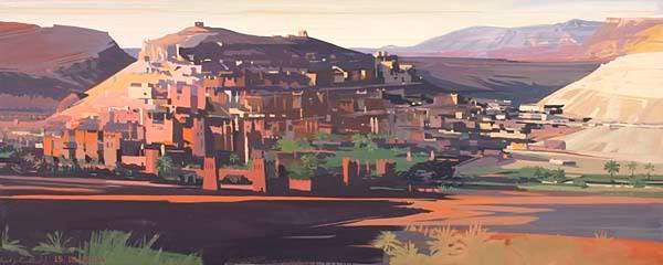 Peinture et Beauté Benhaddou