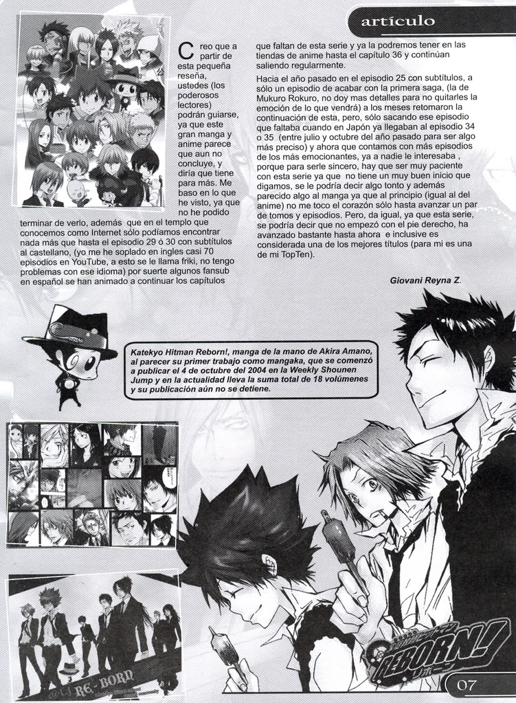 nueva revista peruana de anime  **DRAGON** 08-1