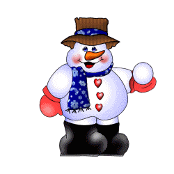 Sneeuwpop - Animaties KerstPlaatjes_61