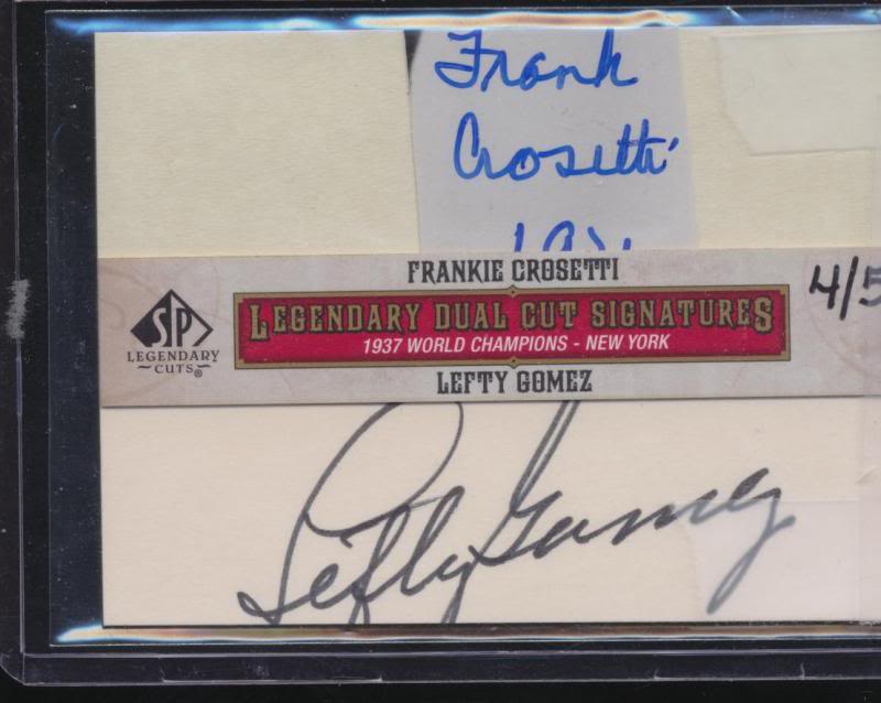 Individual Hall of Fame Autographs For Sale! Image236