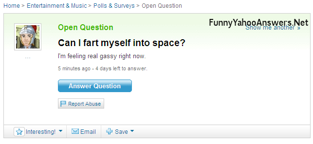 Hilarious Questions And Answers At Yahoo Answers Image122