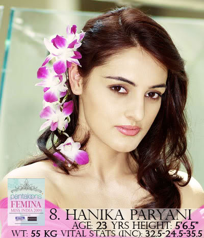 Pantaloons Femina Miss India 2009 - Winners on Femina Cover Hanika-p