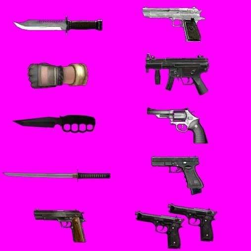 New weapons in game Nw1