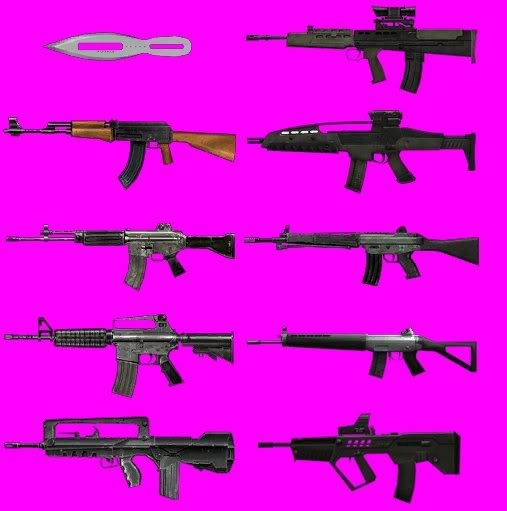 New weapons in game Nw2