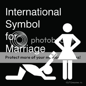 International symbol for marriage. Mar