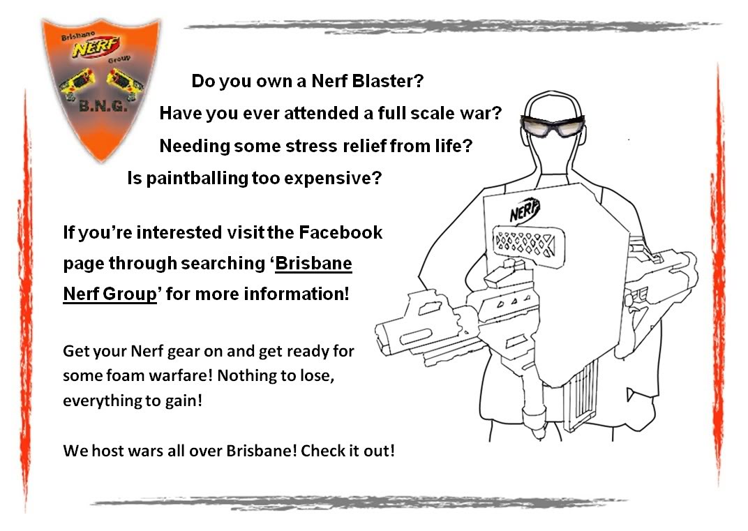 WINNER OF BRISBANE NERF GROUP'S FLYER:  Elite.  Example3