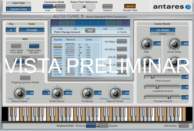 Autotune Y Antares Harmony Engine Para las Voces AUTOTUNE5-1