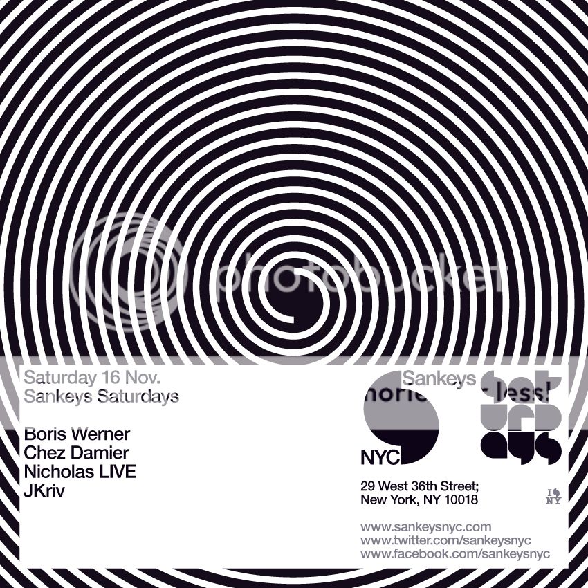 11/16 Sankeys Saturdays NYC w/ Boris Werner, Chez Damier, Nicholas LIVE & JKriv 111613Sankeys_zps260d7d16