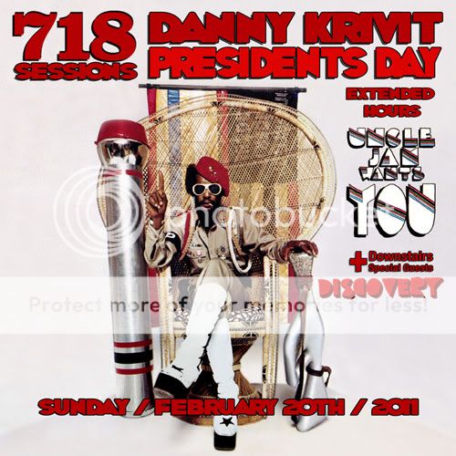 Danny Krivit - 718 Sessions Presidents Day Weekend Bash! 02/20 718-22011-Front-2