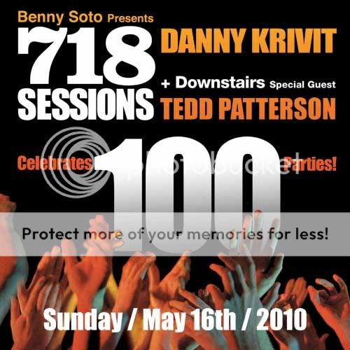 718 Sessions with Danny Krivit & Ted Patterson! 05/16 718-51610-Flyer-Front