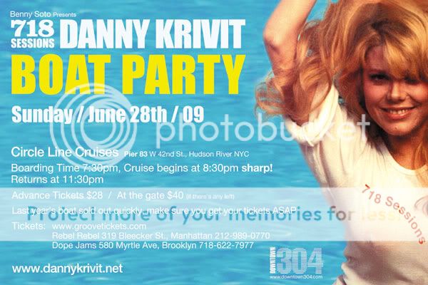 The 718 Sessions Boat Party w/ Danny Krivit Sunday June 28th! 718062809b